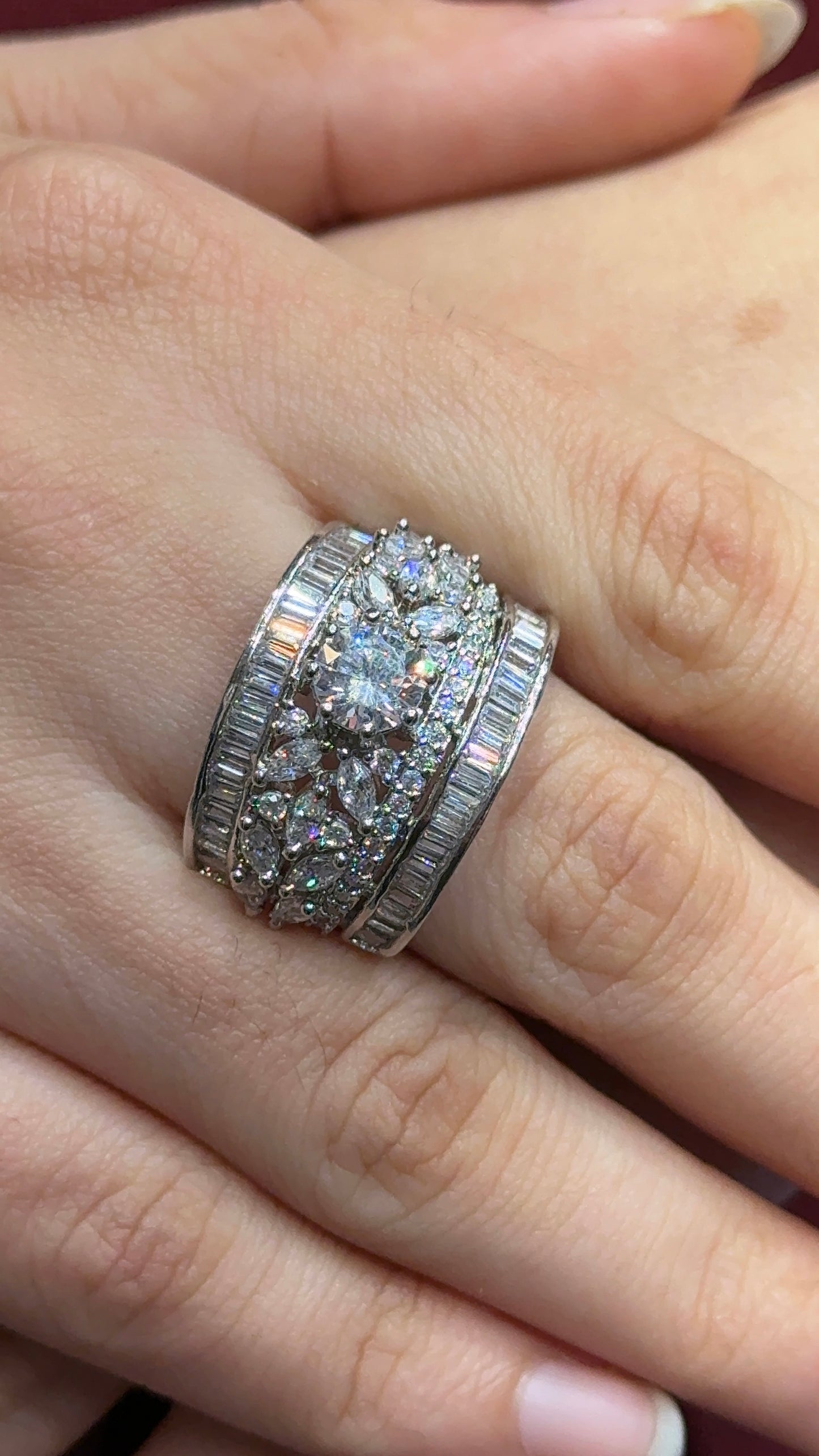 American diamond ring