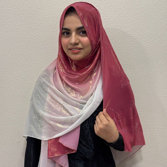 Shimmer stone hijab