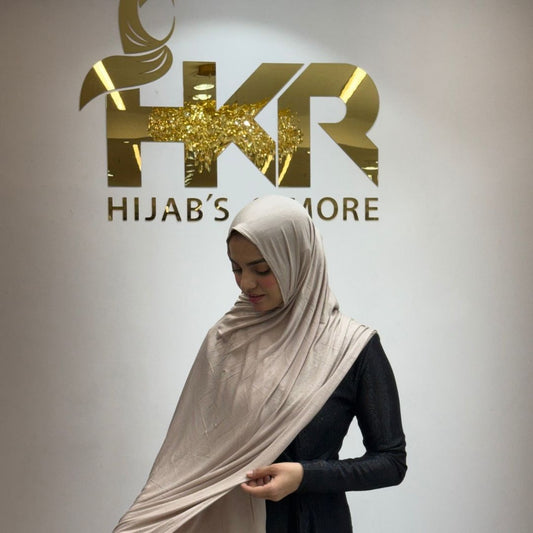 Pearl Beige No-Pin Jersey Hijab