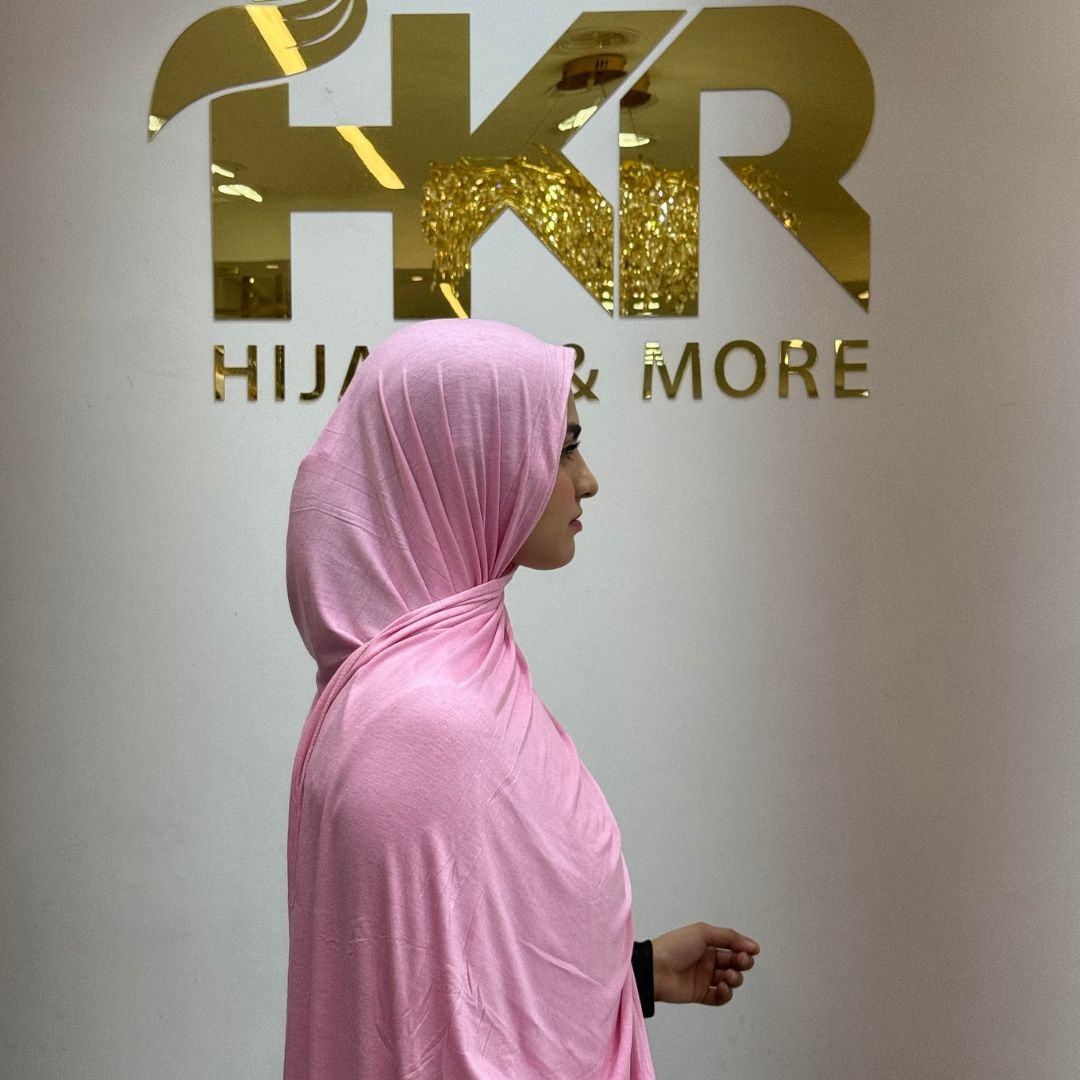 Baby Pink No-Pin Jersey Hijab