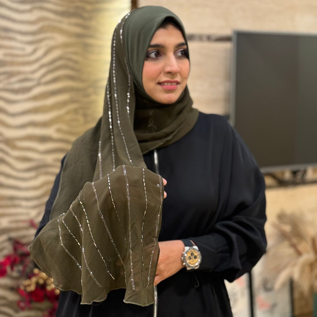 Instant Green Turkish Hijab
