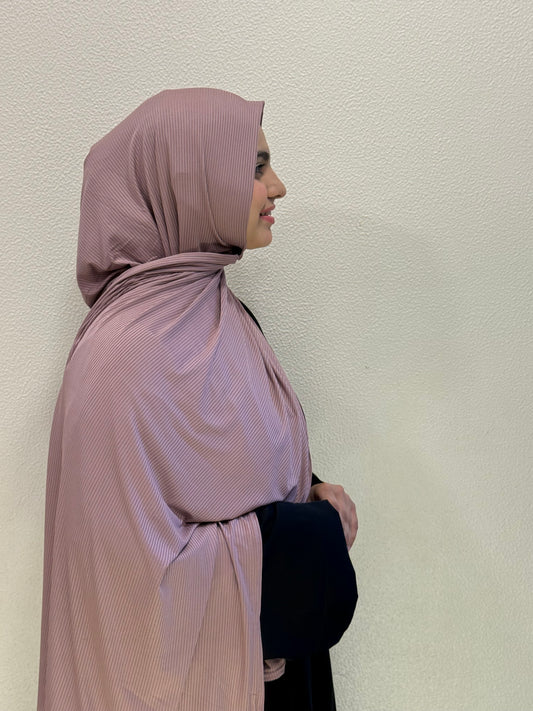 Ribbed Jersey Dark Pink