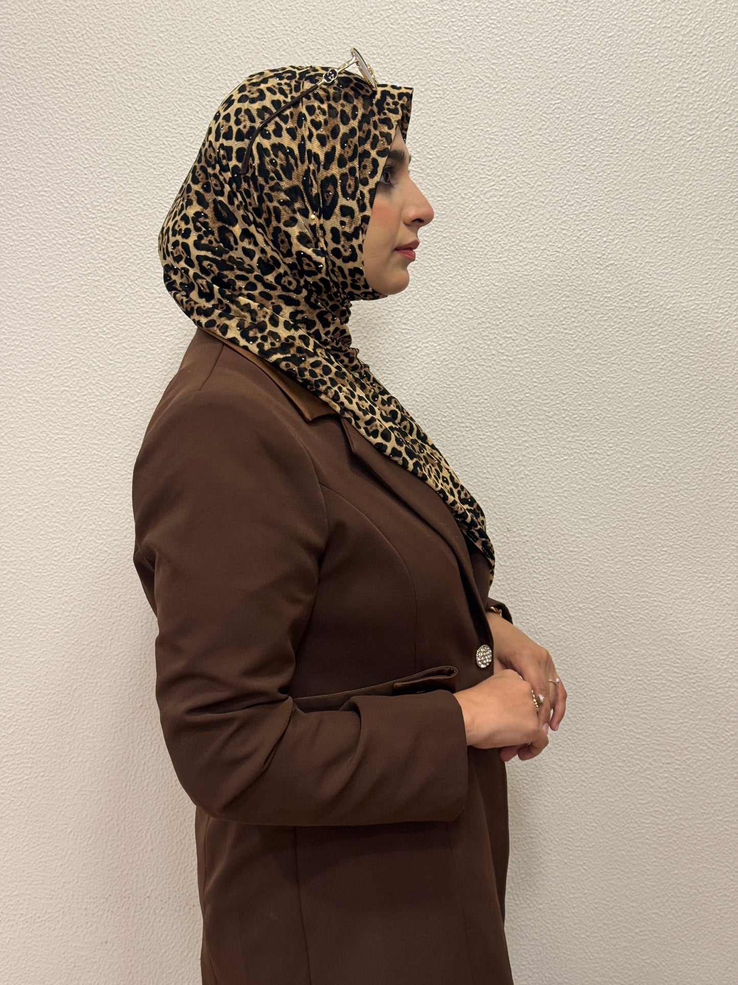 Printed stone hijab