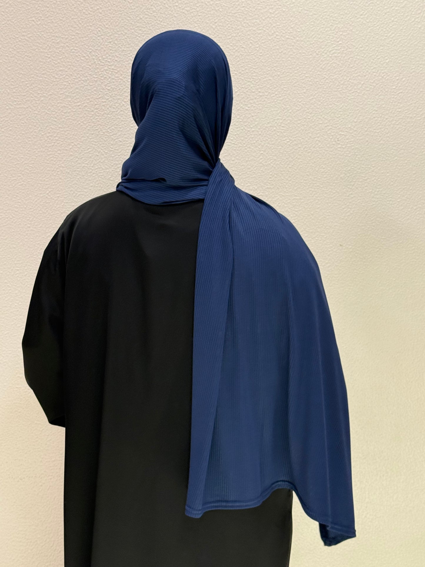 Ribbed Jersey Dark Blue