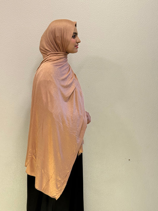 Bamboo Jersey Reddish Brown