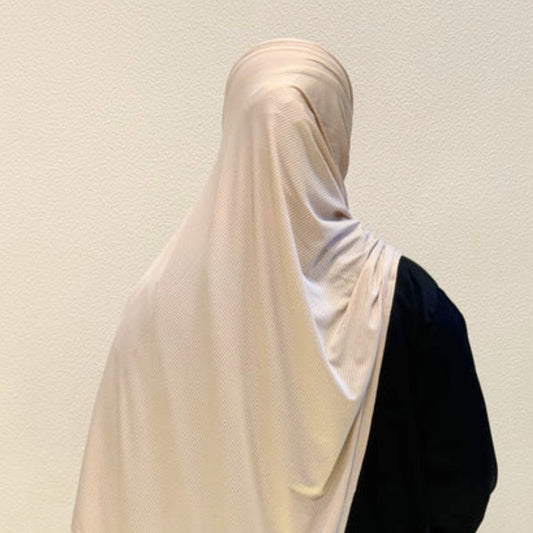 Beige Ribbed Jersey Hijab
Enhance your modest wardrobe with this premium beige ribbed jersey hijab, designed for elegance, comfort, and effortless everyday wear.
Crafted from soft ribbed jersey fabric, it offers breathable comfort, natural stretch, and graceful textured draping.
