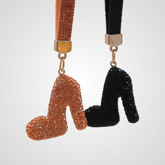 Glitter Heels Keychain