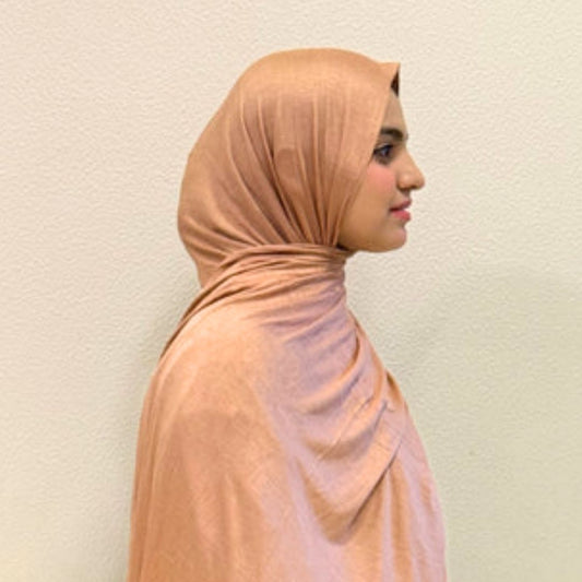 Reddish Brown Bamboo Jersey Hijab
Premium Soft Stretch Modest Scarf
Soft β’ Breathable β’ Elegant
Lightweight Comfort β’ Everyday Style
Effortless Elegance