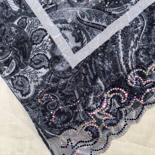 Smoke Grey Soft Chiffon Hijabs