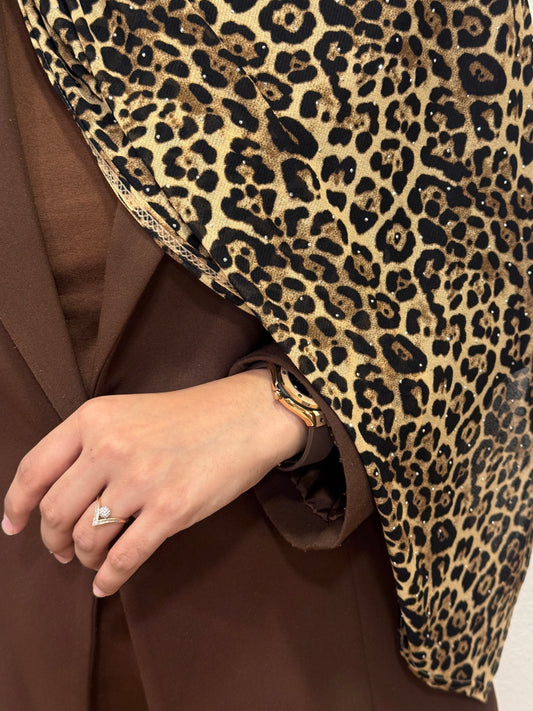 Printed stone hijab