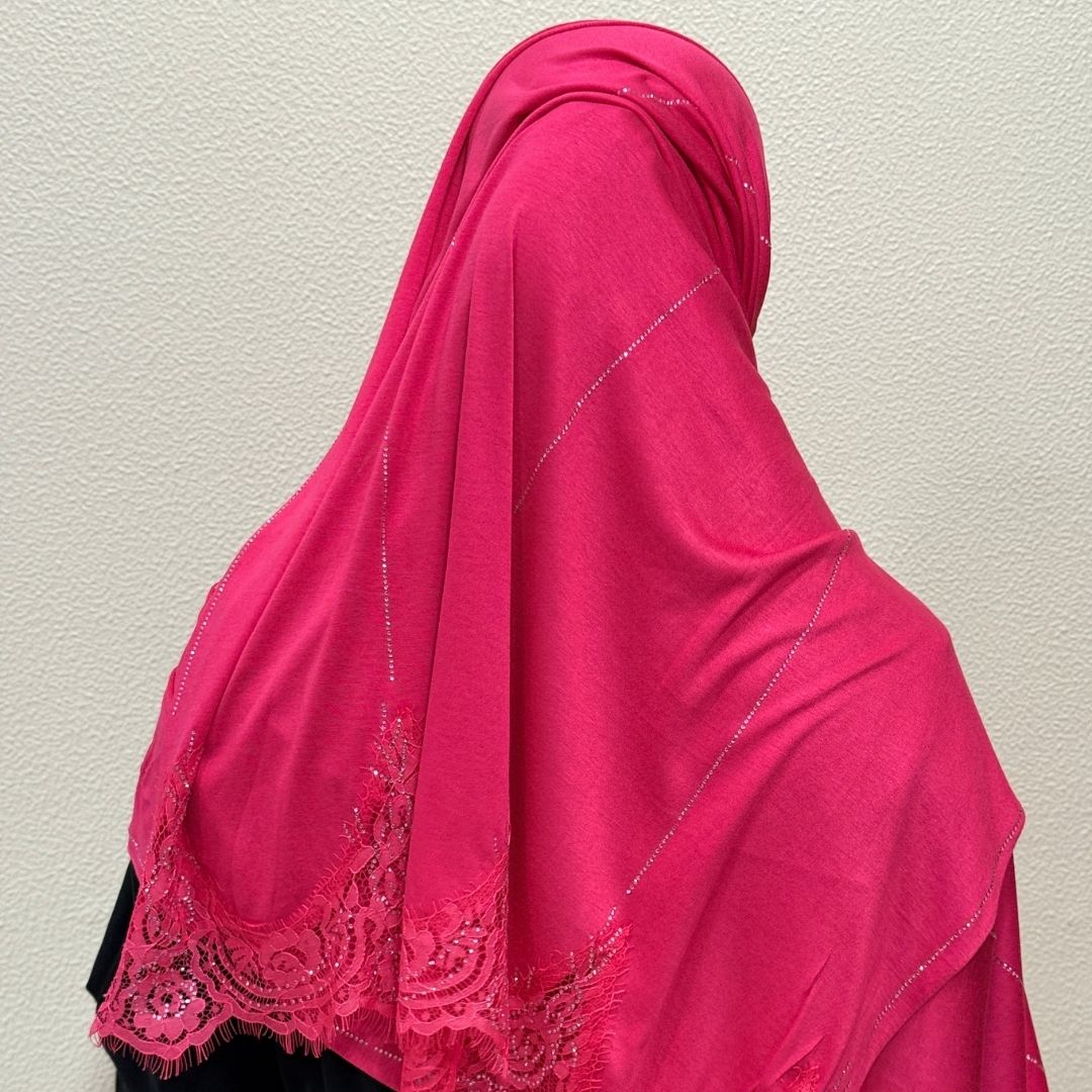 Luxe Lace No PIN Hijab