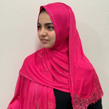 Luxe Lace No PIN Hijab