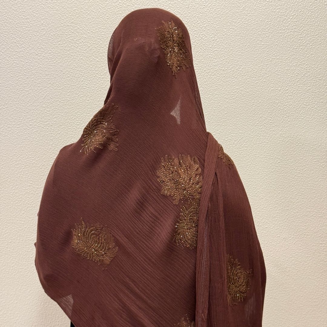Modal stone work hijab