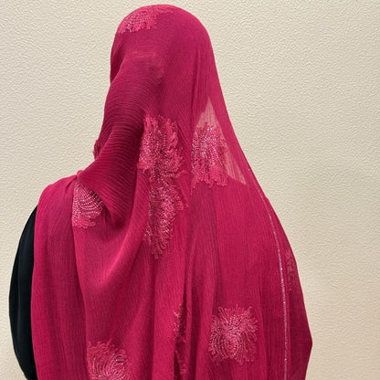 Modal stone work hijab