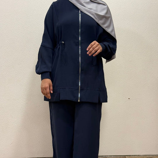Blue Turkish cord set