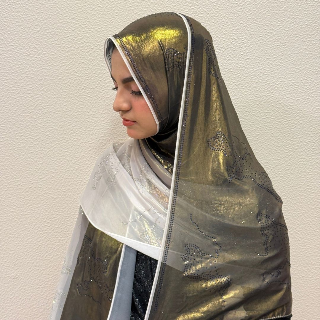 Shimmer stone hijab
