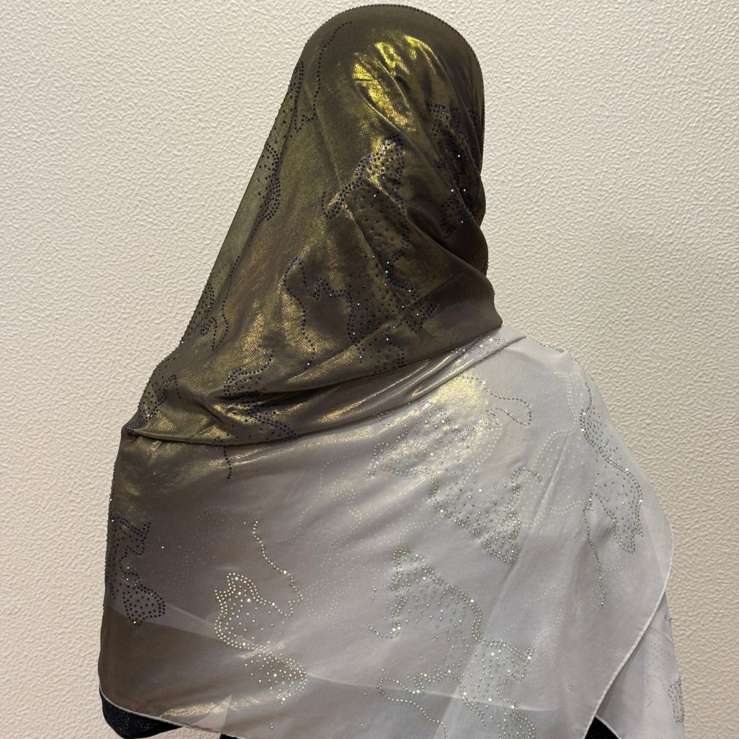 Shimmer stone hijab