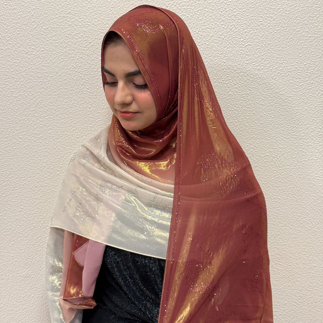 Shimmer stone hijab