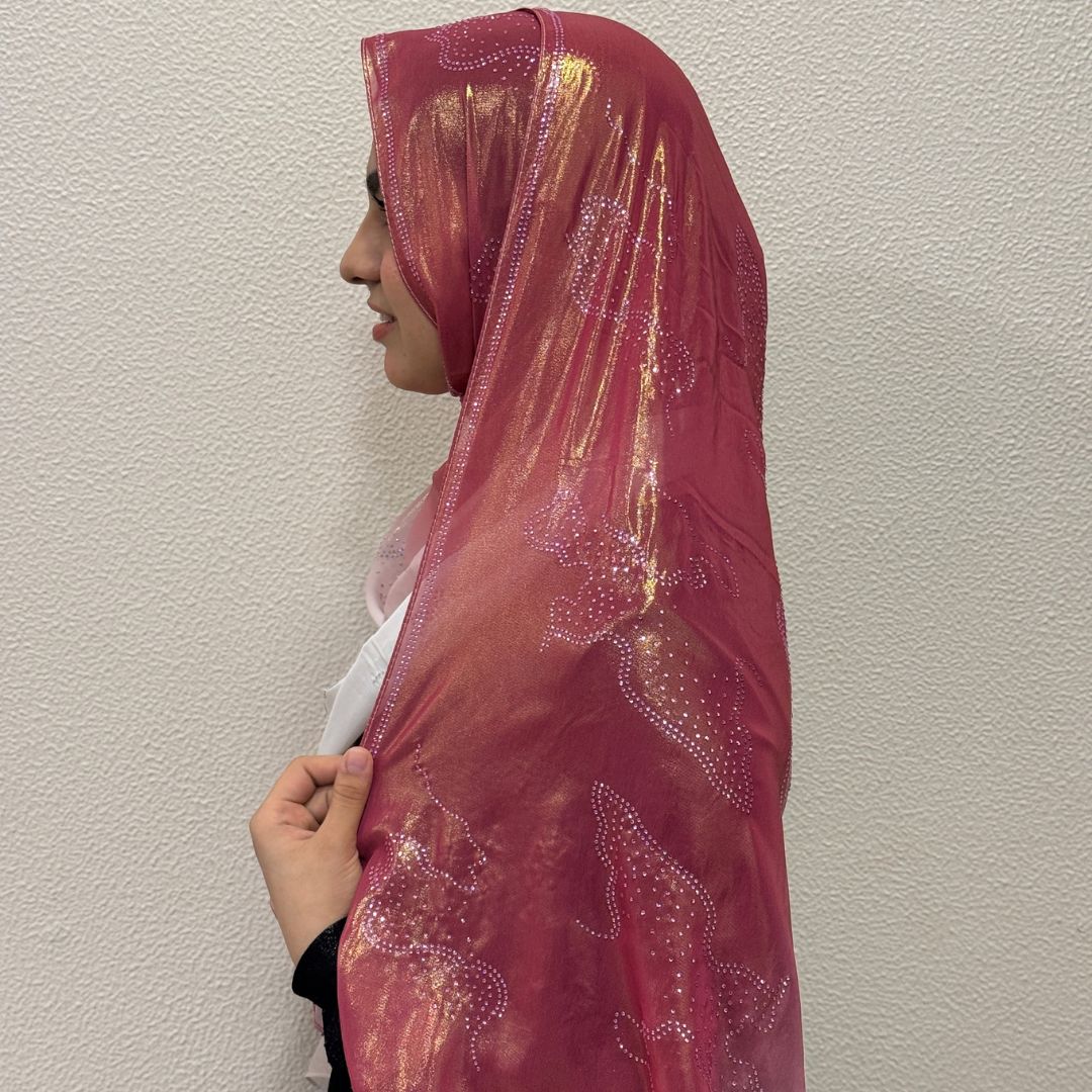 Shimmer stone hijab