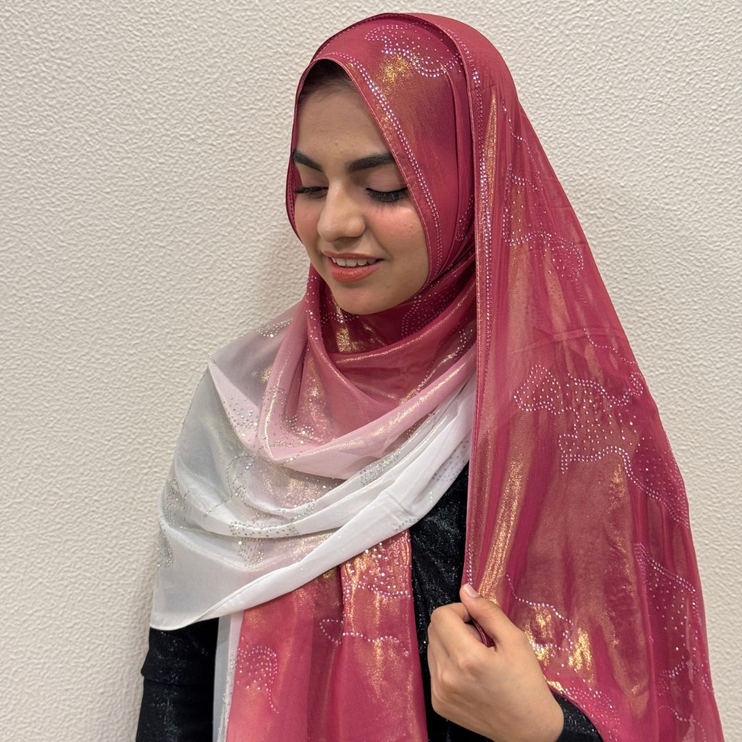 Shimmer stone hijab