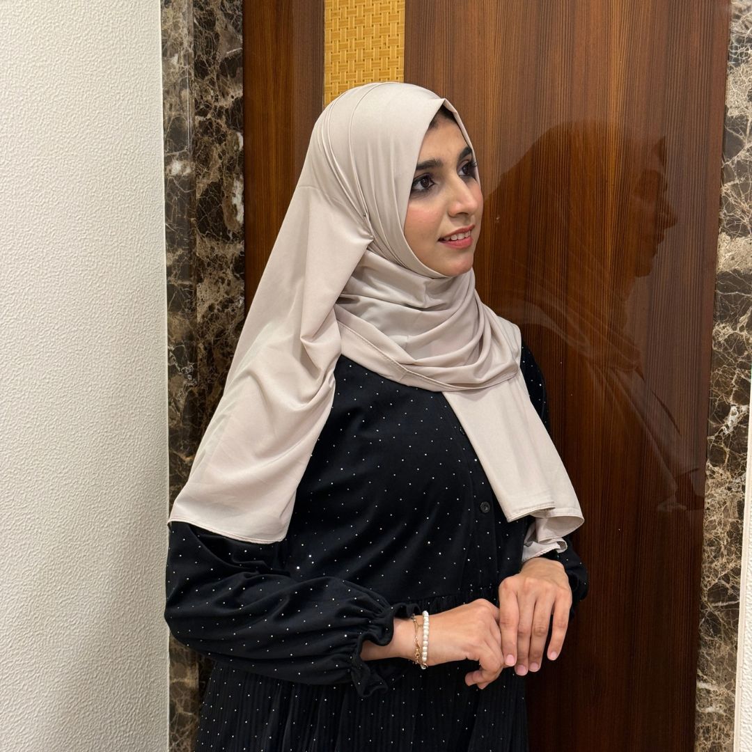 Light Beige Armani Crepe Hijab