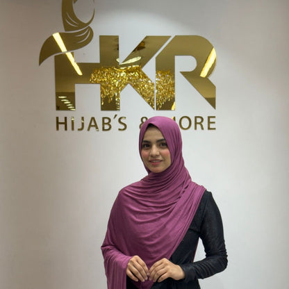 Mauve Pink No-Pin Jersey Hijab