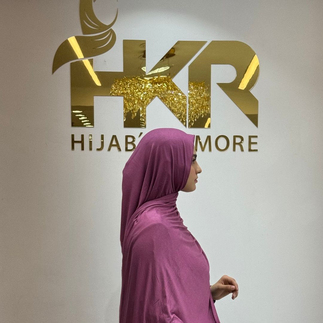 Mauve Pink No-Pin Jersey Hijab