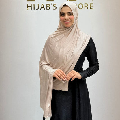 Pearl Beige No-Pin Jersey Hijab