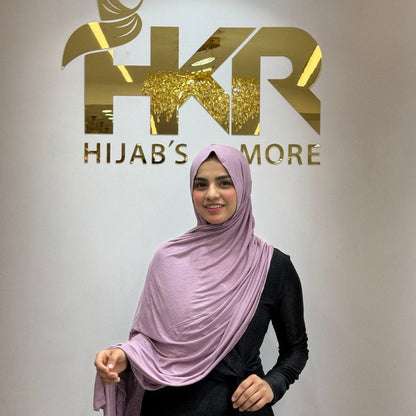 Lavender Mauve No-Pin Jersey Hijab