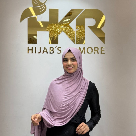 Lavender Mauve No-Pin Jersey Hijab