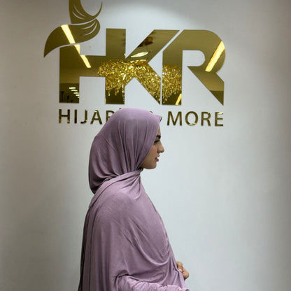 Lavender Mauve No-Pin Jersey Hijab