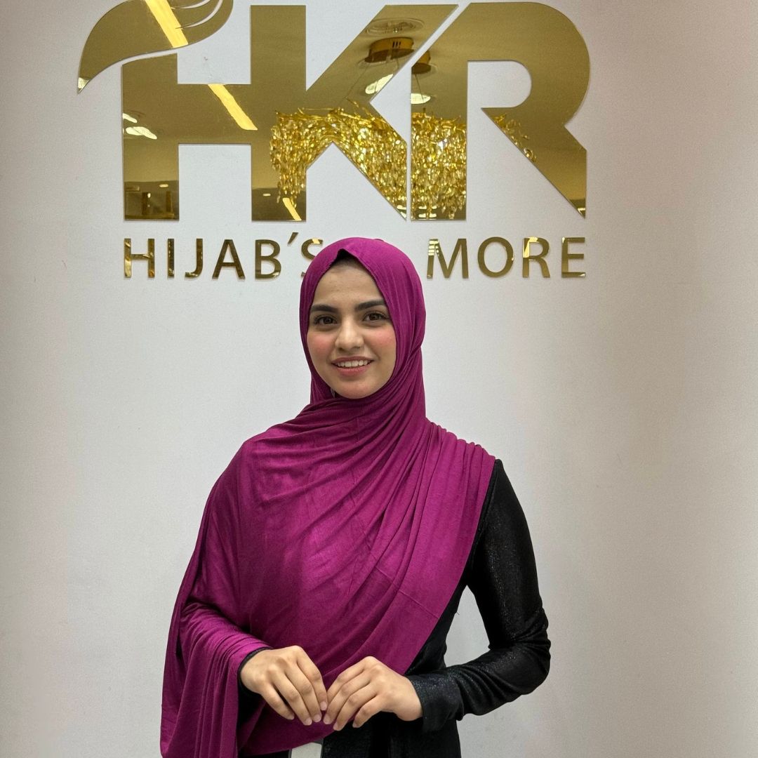 Royal Magenta No-Pin Jersey Hijab