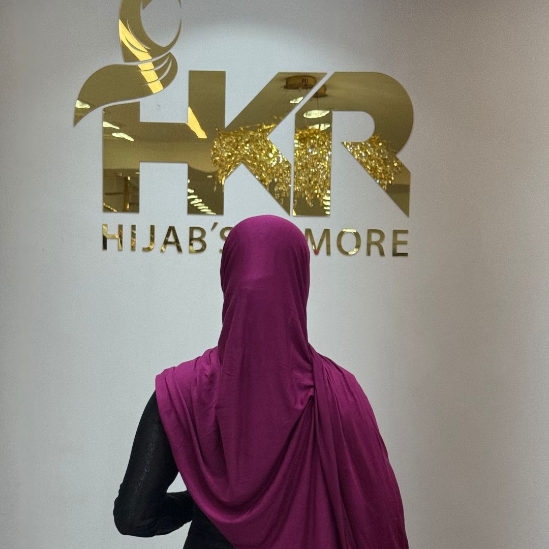 Royal Magenta No-Pin Jersey Hijab