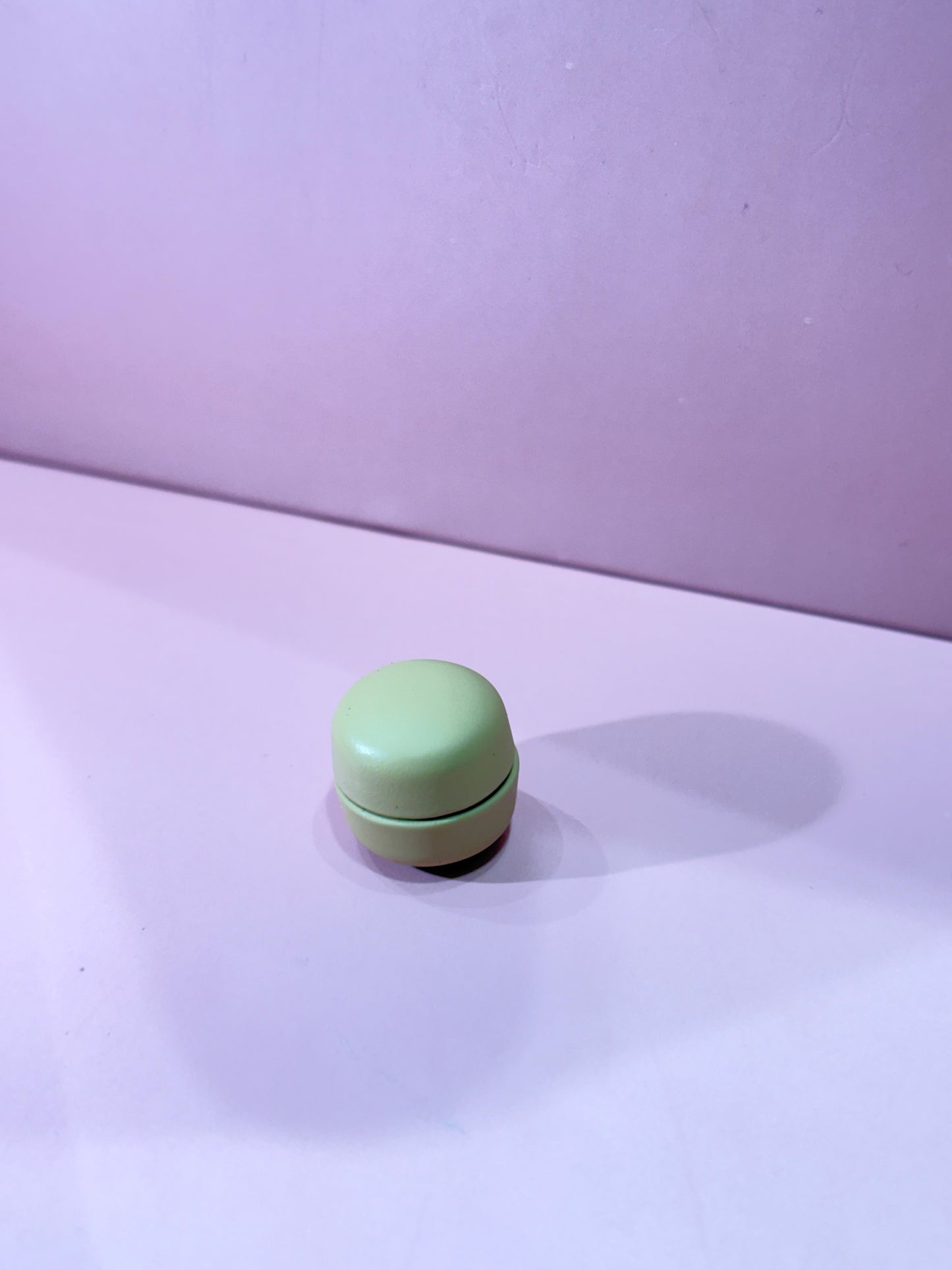 Small round olive green hijab magnetic pin