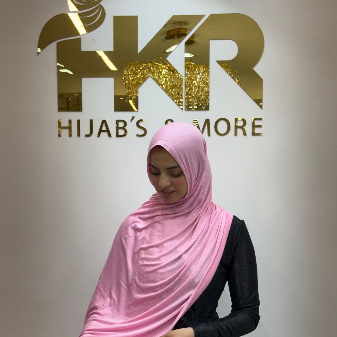 Baby Pink No-Pin Jersey Hijab