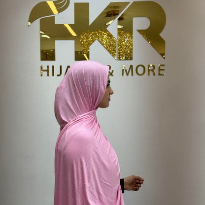 Baby Pink No-Pin Jersey Hijab