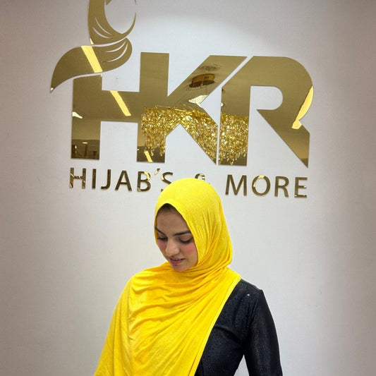 Yellow No-Pin Jersey Hijab