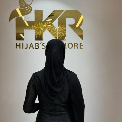 Black No-Pin Jersey Hijab