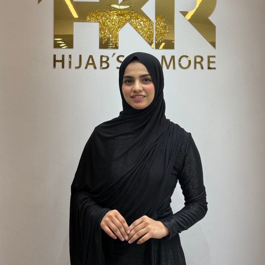 Black No-Pin Jersey Hijab