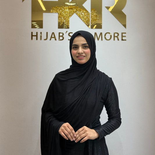 Black No-Pin Jersey Hijab