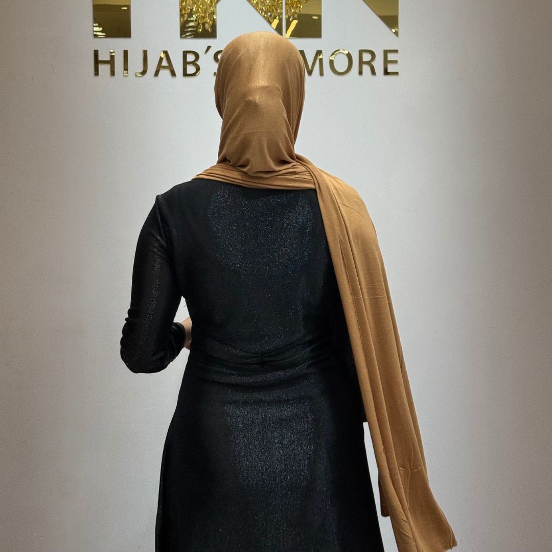 Golden Caramel No-Pin Jersey Hijab
