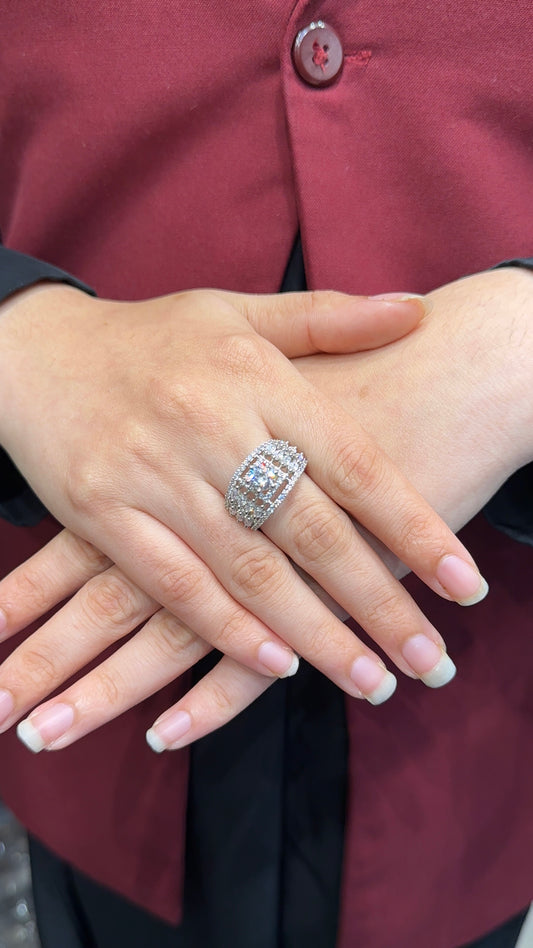 American diamond ring