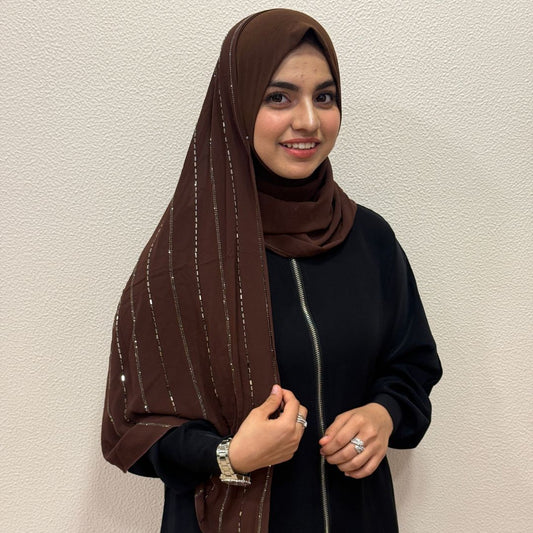 Instant Brown Turkish Hijab