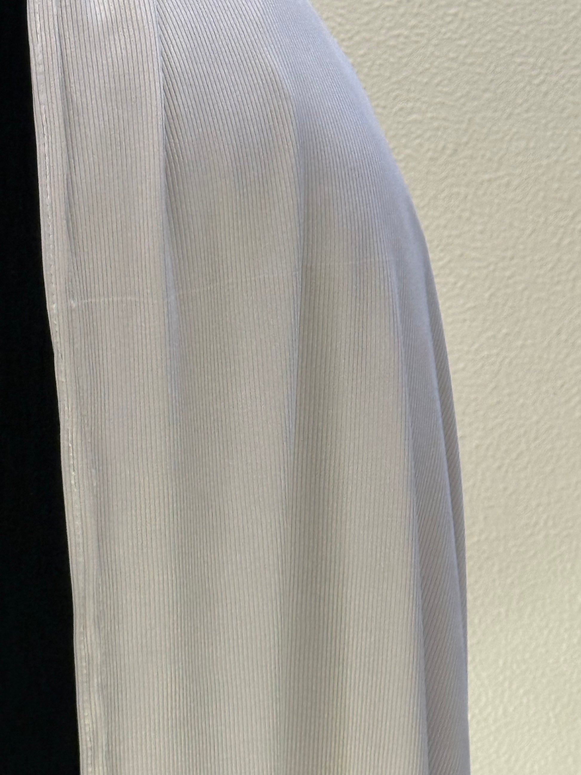 Ribbed premium jersey hijab in versatile light ash grey tone