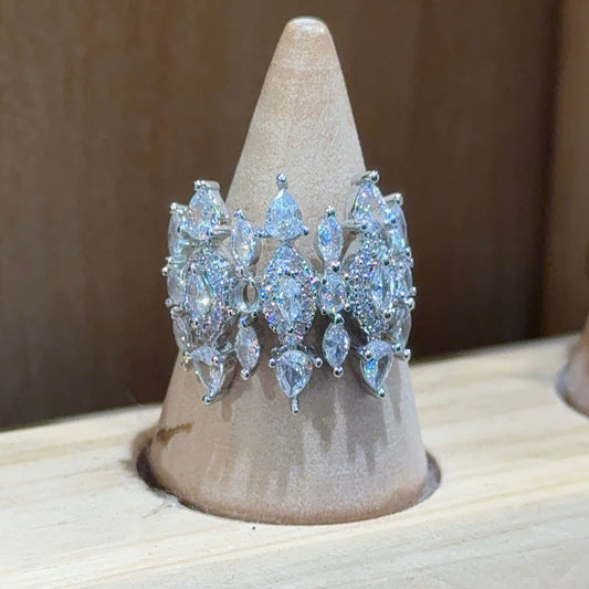 Royal Bloom Adjustable Ring