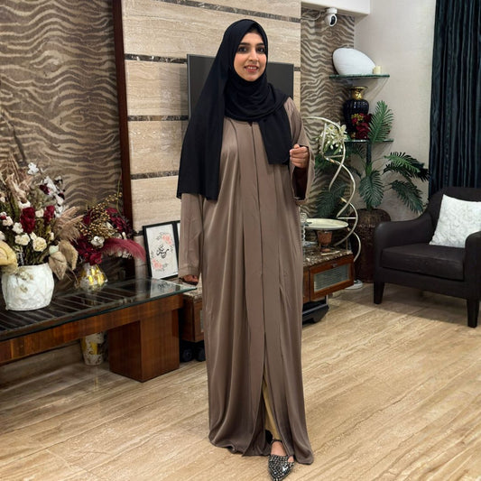 Mocha Coffee Elegance Abaya