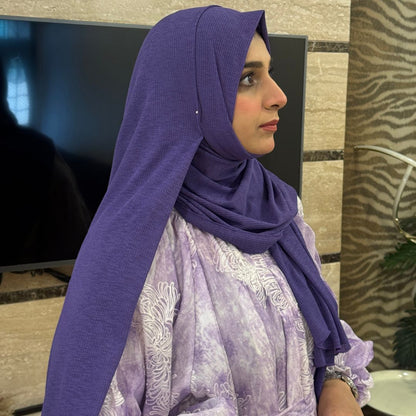 Plum purple Hijab