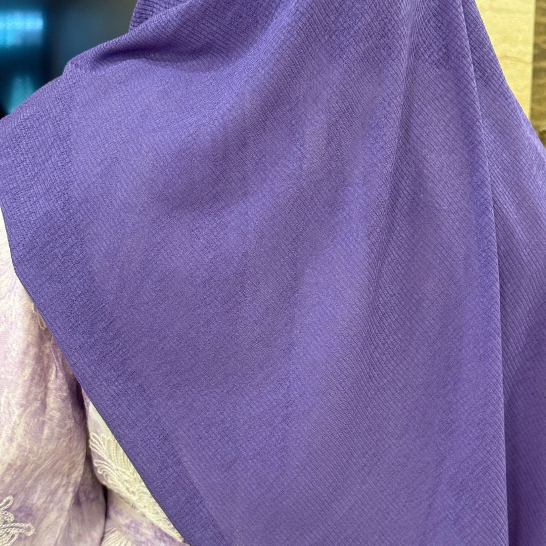 Plum purple Hijab