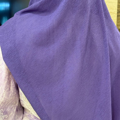 Plum purple Hijab