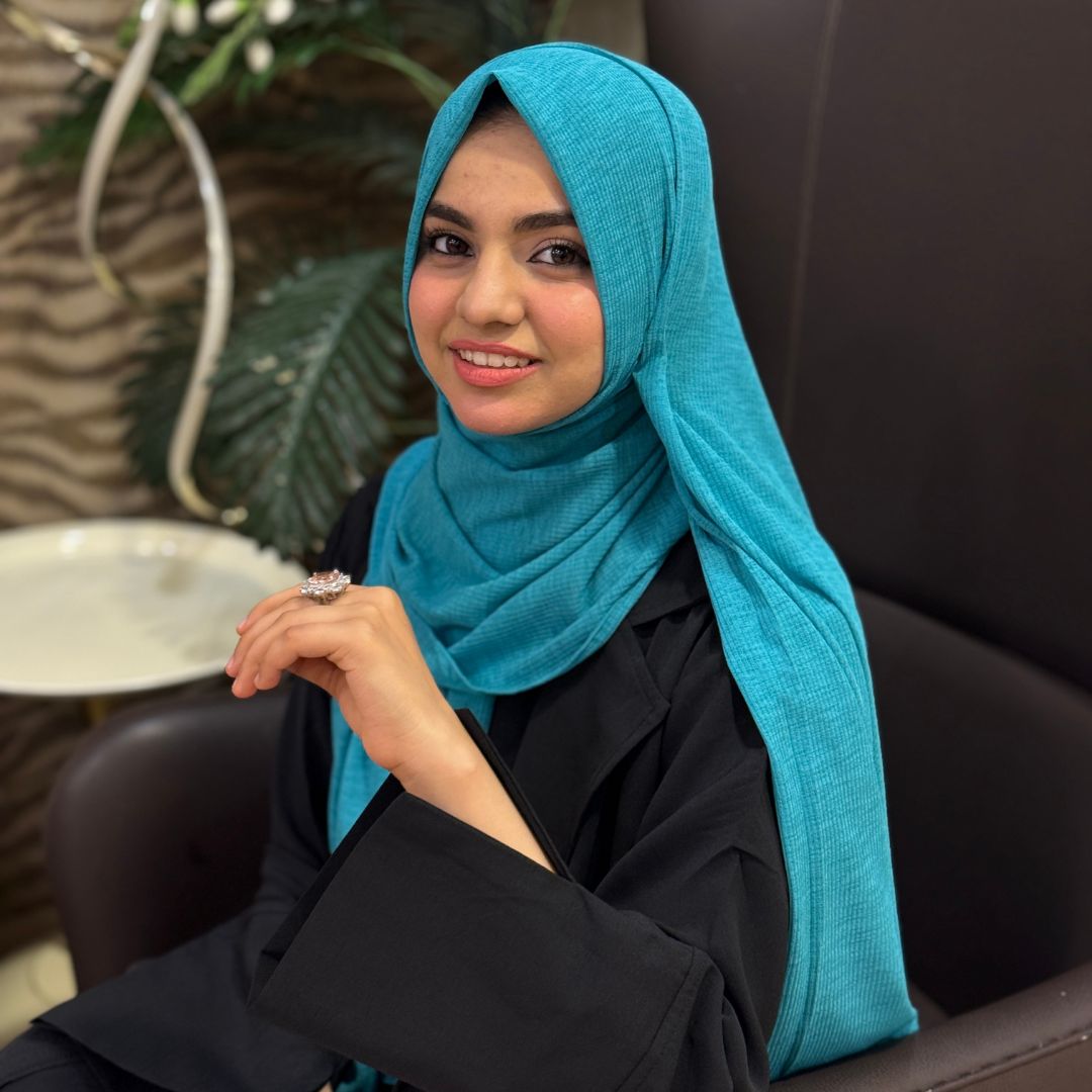 Aqua Blue Hijab
